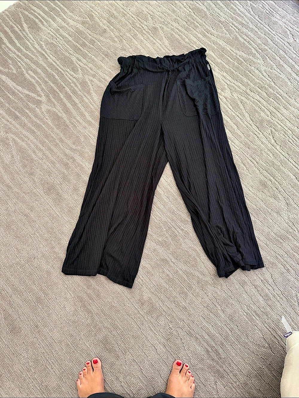 FP movement Black Wide Leg Pants Like New